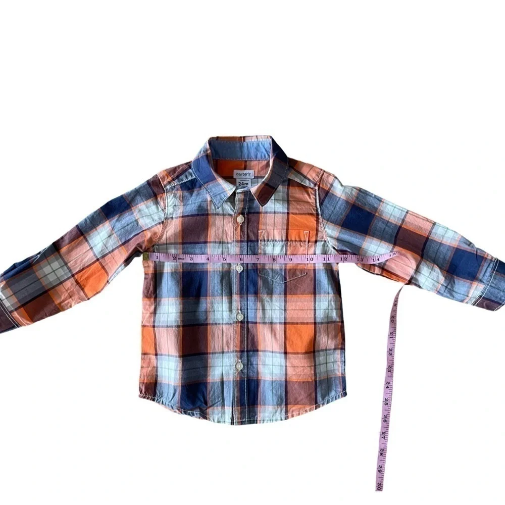 NWT Bundle of 3 Boys Dress Shirts Size 24 Months (Carter’s and Baby GAP)
